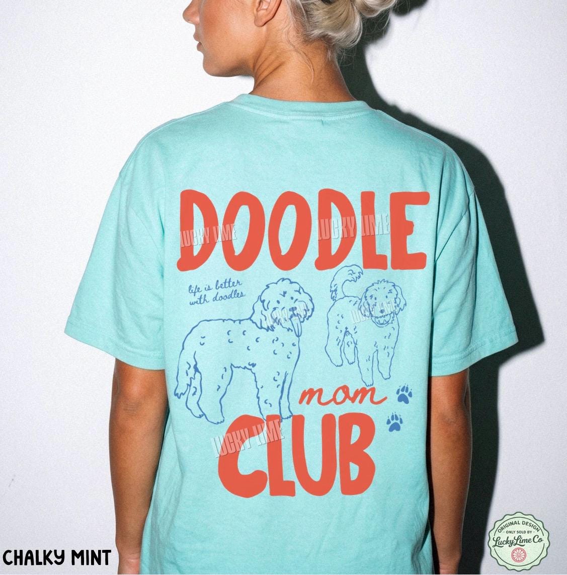 Doodle Mom Club Goldendoodle Labradoodle Dog Mom Dog Mama Pet Parent Fur Mama Back (3)