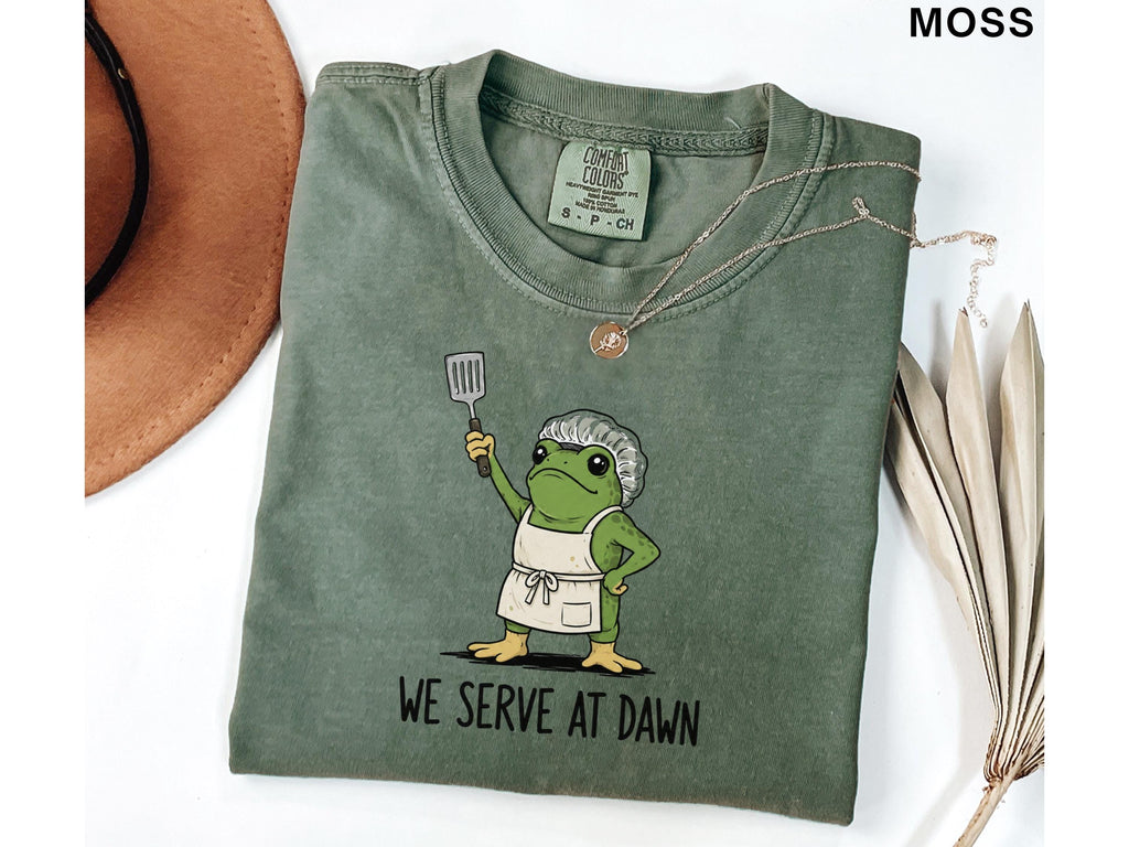 Lunch Lady Cafeteria Worker Frog School Staff Matching Tees Back School Lunch Lady Breakfast Humor (4)