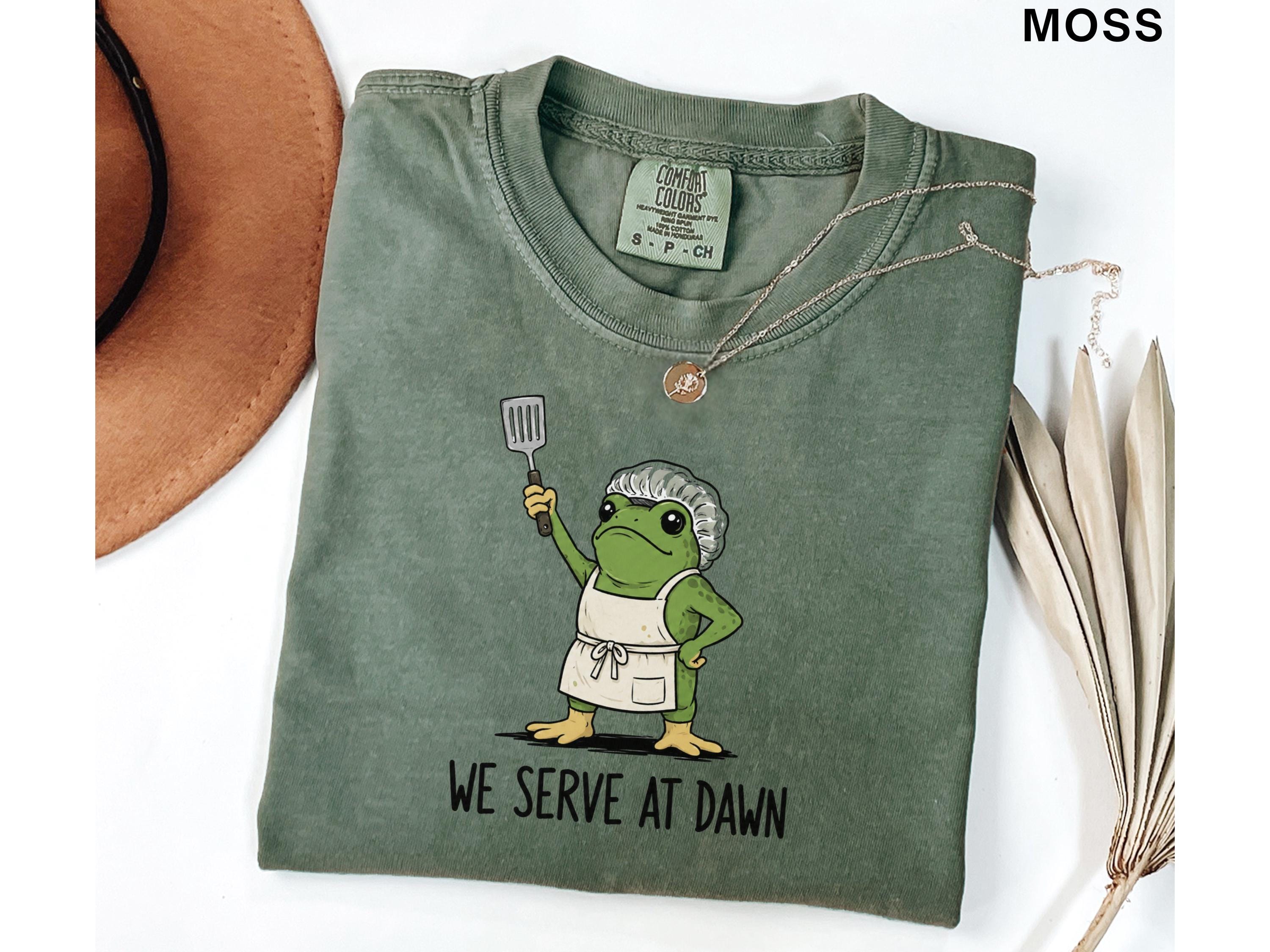 Lunch Lady Cafeteria Worker Frog School Staff Matching Tees Back School Lunch Lady Breakfast Humor (4)
