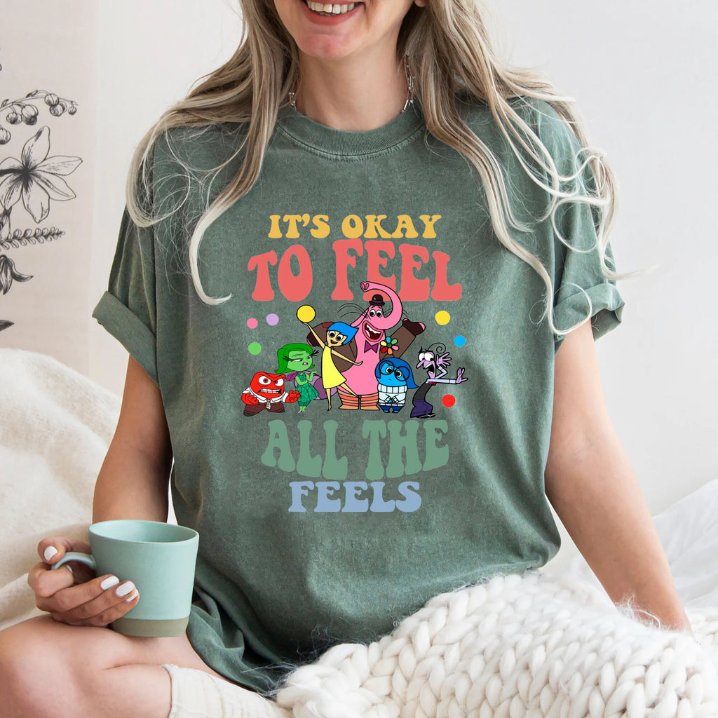 Comfort Colors Disney Inside It'S Okay Feel Feels Mental Health Inclusion Speech Therapy Para (4)