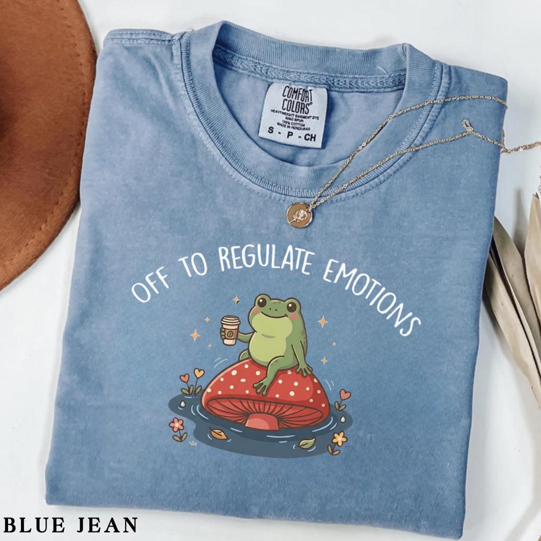 Comfort Colors Off Regulate Emotions Frog Mental Health Therapis Therapy Sel Counselor (2)