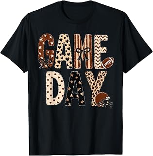 Preppy Game Day Football Mom Mama Touch Down Season Girly (1)