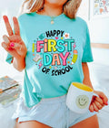 Comfort Colors Happy First Day School Teachers Kindergarten Teacher Teacher Appreciation Back School (1)