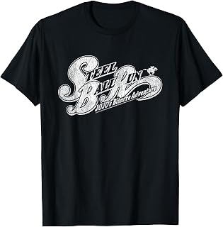 Steel Ball Run Distressed White Show Logo Anime Unisex T-shirt, Sweatshirt, Hoodie (1)
