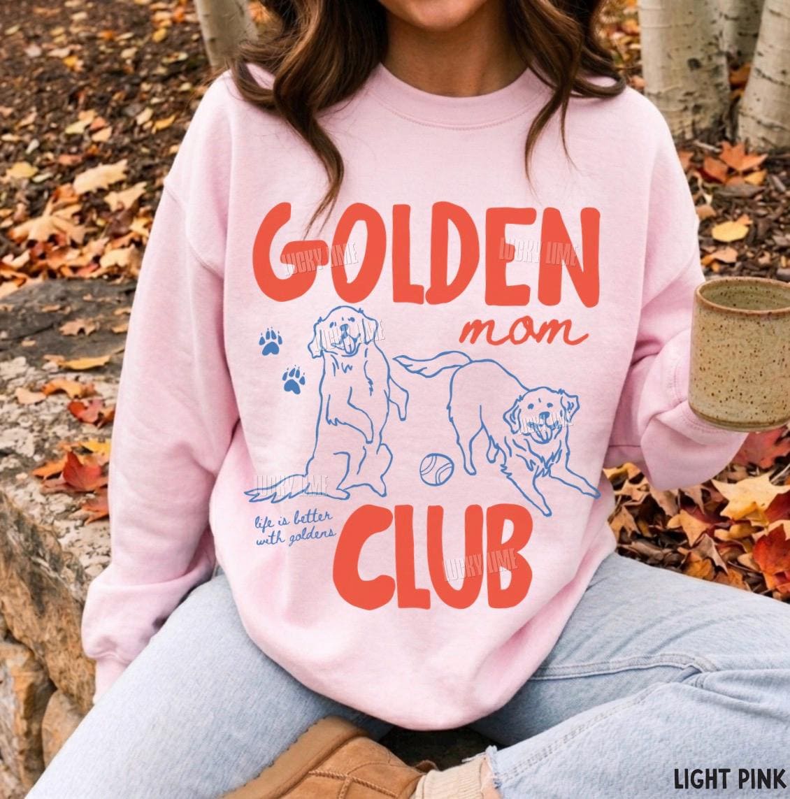 Golden Mom Club Golden Dog Mom Dog Lover Retriever Dog Fur Mama Dog Mama Dog Mom (3)