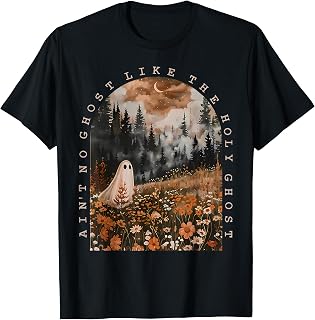 Ain'T Ghost Like Holy Ghost Floral Forest Halloween Unisex T-shirt, Sweatshirt, Hoodie (1)