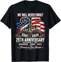 25th Anniversary September 11 2001 Memorial Day Usa Flag (1)