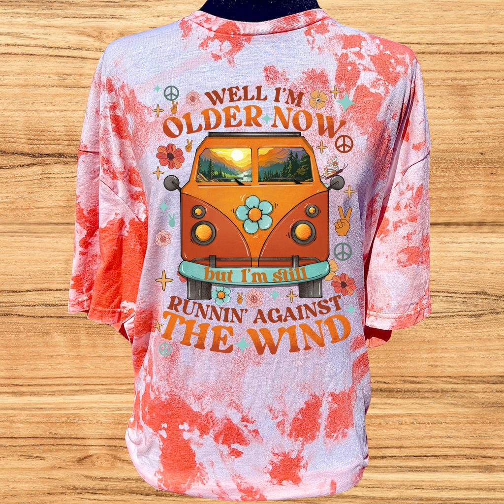 Running Against the Wind Bleached T-Shirt