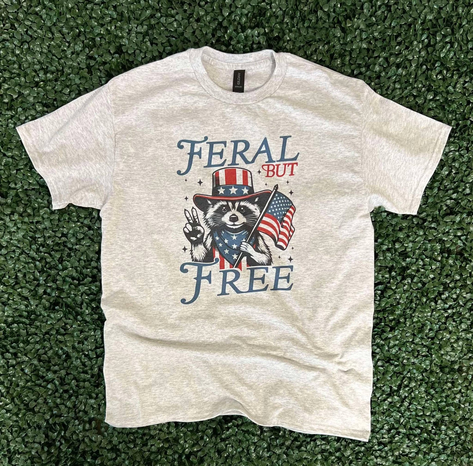 Feral But Free On Ash Gray