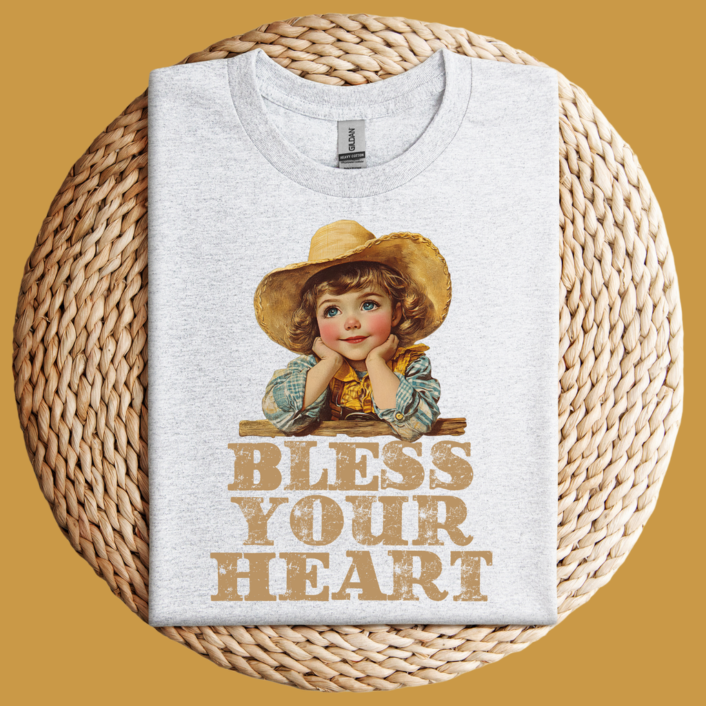 Bless Your Heart Vintage Girl Tshirt