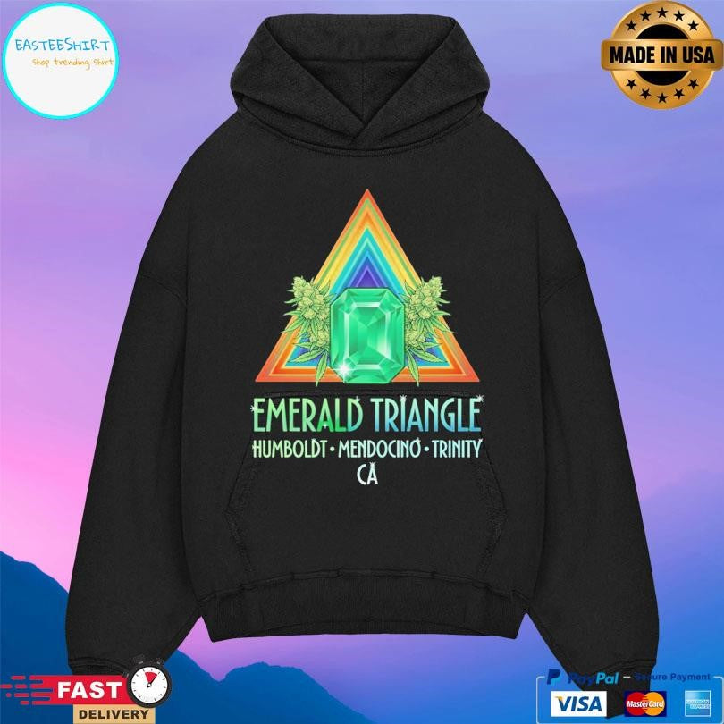 Emerald Triangle Humboldt Mendocino Trinity California Cannabis Growers Marijuana T-Shirts