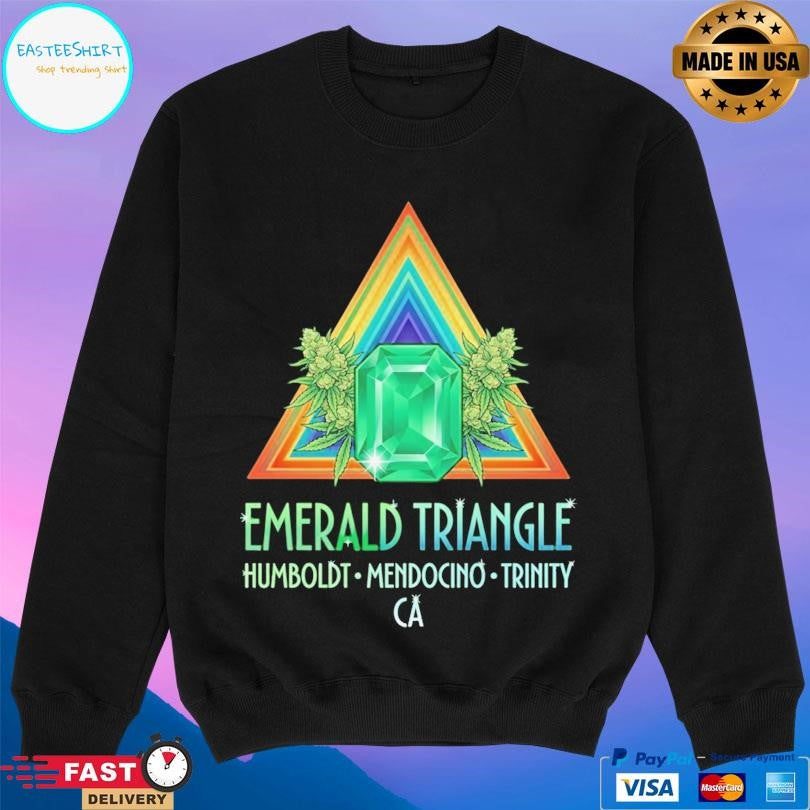 Emerald Triangle Humboldt Mendocino Trinity California Cannabis Growers Marijuana T-Shirts