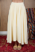 Box Pleated Midi Skirt