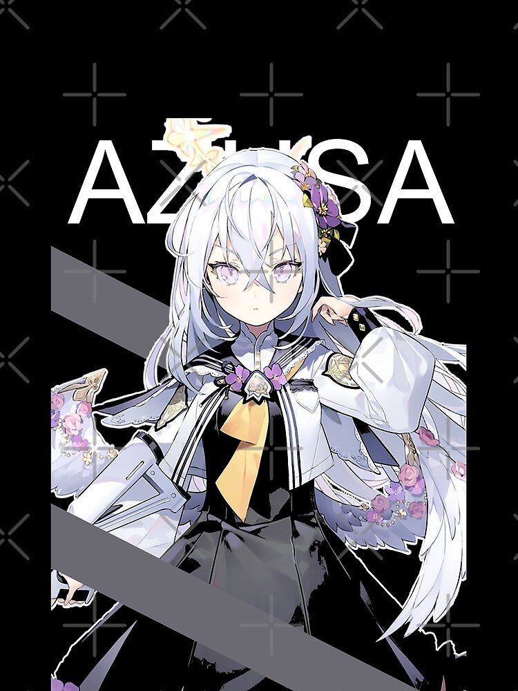 Azusa Blue Archive shirt Shirasu Azusa Blue Archive t shirt stickers decals case by ItemWaifuArt