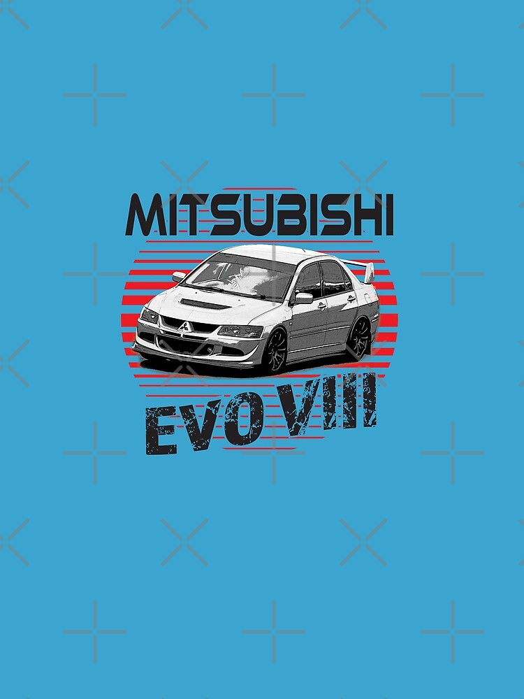 Mitsubishi EVO VIII 8 Graphic - Sticker - Photograph - Art work - Display on Wall, Office, Garage by Four88 Graphics