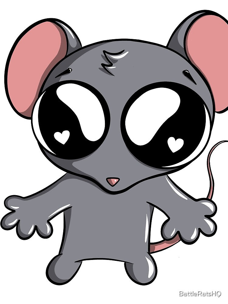 Grey Ratling Cute by BattleRatsHQ