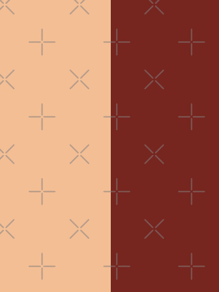 Peach and Rust Brown Solid Color by PabloPatterns