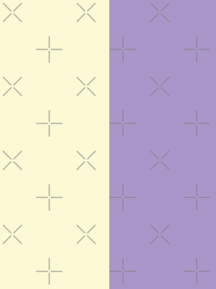 Lavender Purple and Pale Yellow Solid Color by PabloPatterns