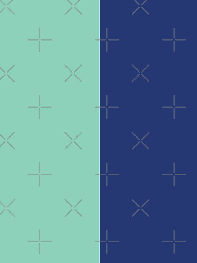 Blue and Turquoise Blue Solid Color by PabloPatterns