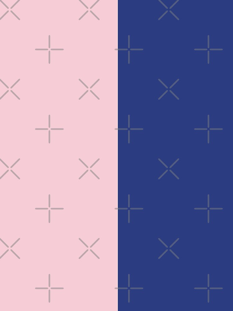 Baby Pink and Purplish Blue Solid Color by PabloPatterns
