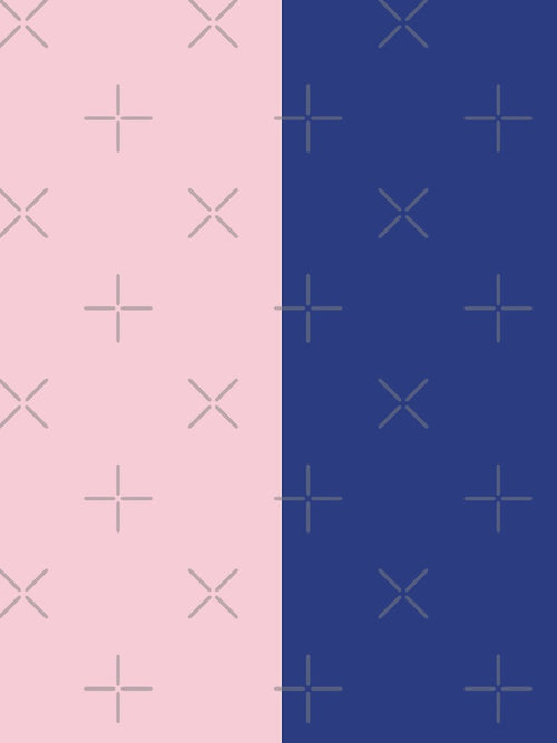 Baby Pink and Purplish Blue Solid Color by PabloPatterns