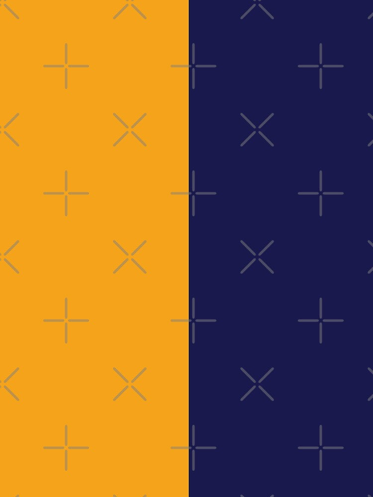 Navy Blue and Sun Yellow Solid Color by PabloPatterns