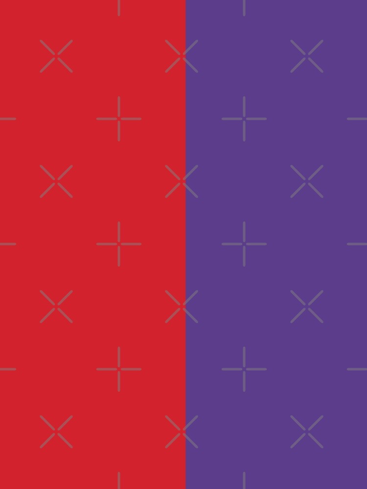 Red and Purple Solid Color by PabloPatterns
