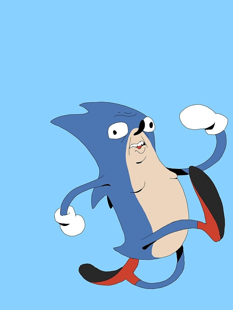 sanic hegehog by moxie2d