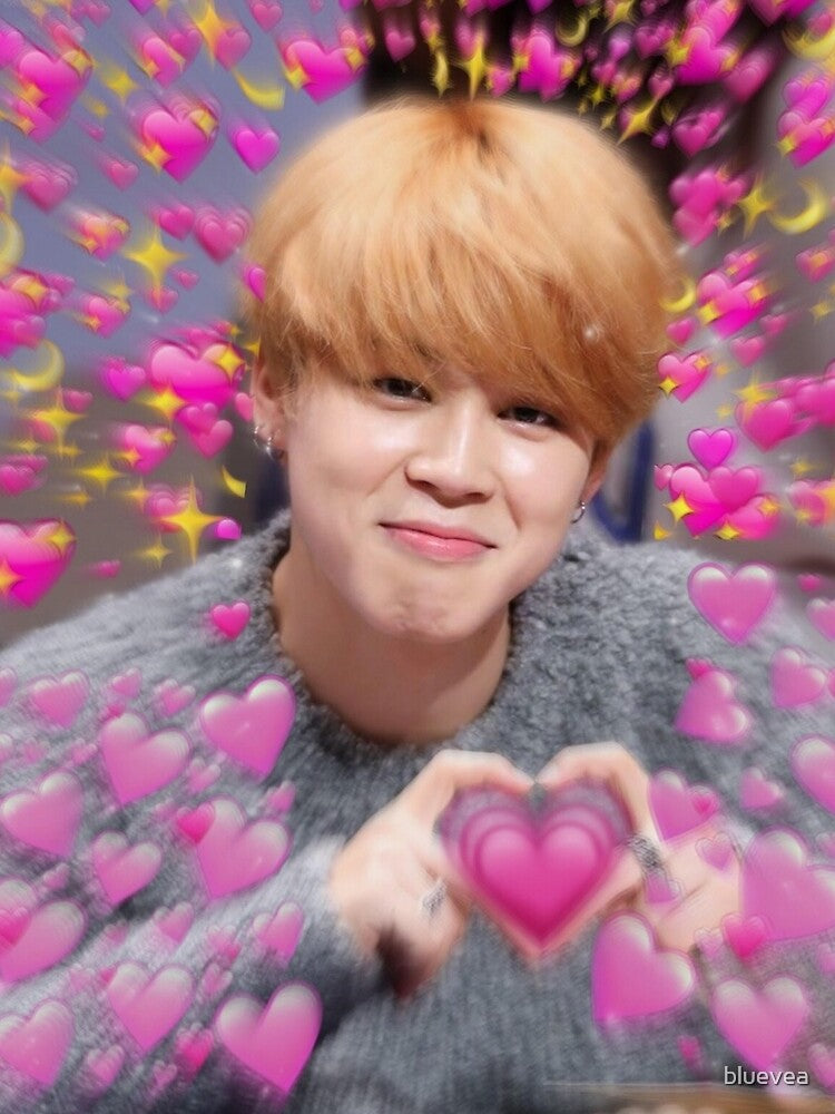 JIMIN heart reaction meme by bluevea