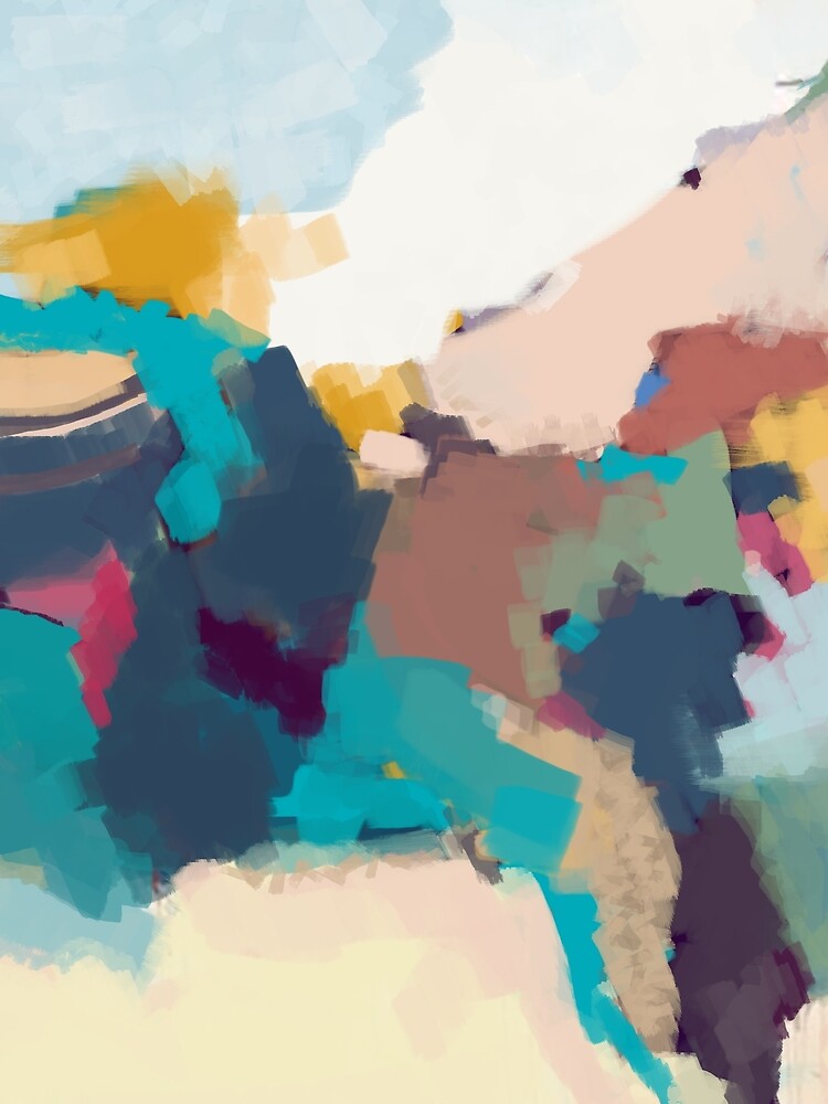 Colorful Abstract Modern Art by Marwa Abdelaal