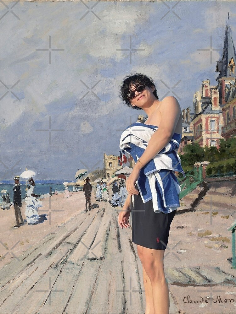 Taehyung at the Beach by Maerlyn8