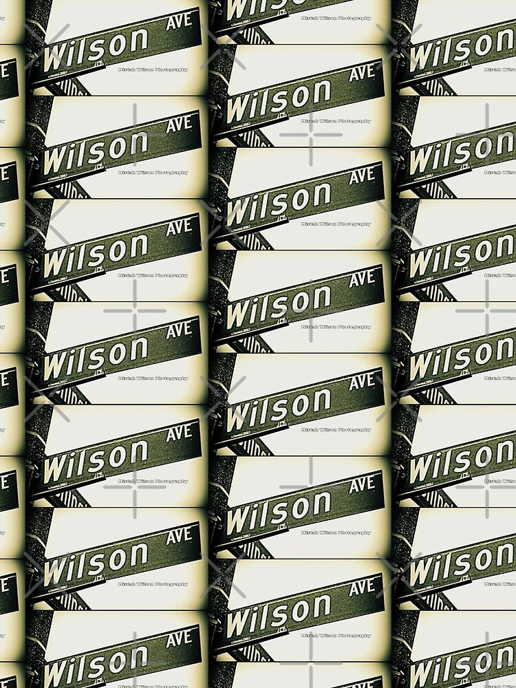 Wilson Avenue, Pasadena, California by Mistah Wilson by The Street Sign Store
