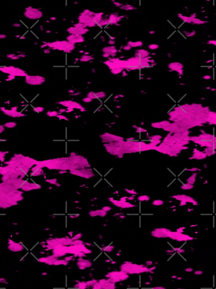 Pink splatters on black by calibrit