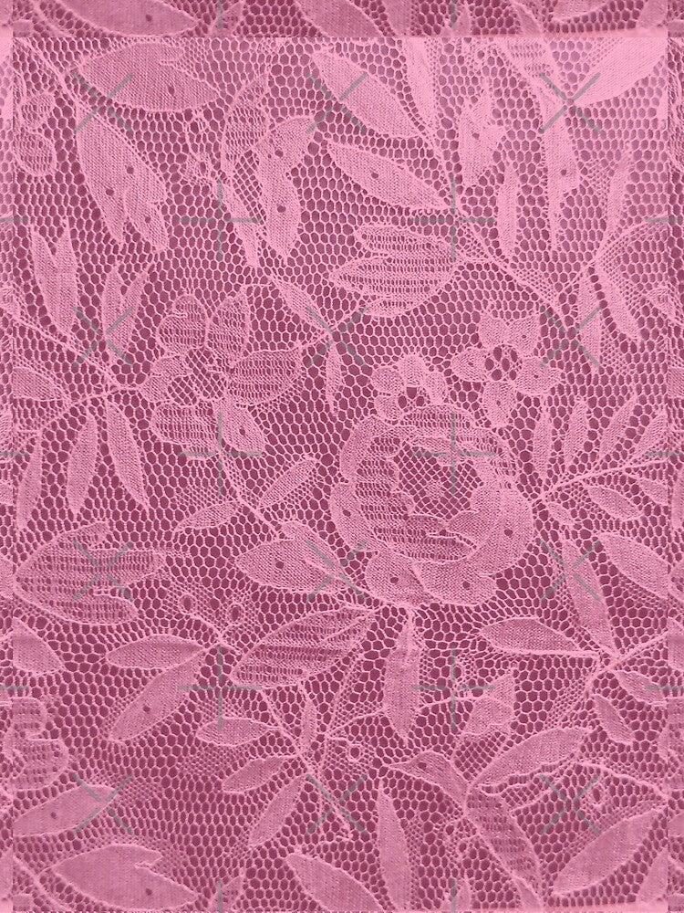 Vintage Floral Lace - Pink by KeksWorkroom