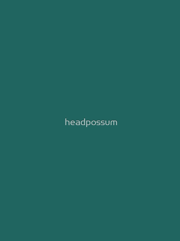 Rich pea green solid plain block color / colour by headpossum