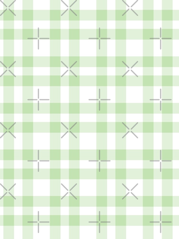 Plaid -  wildflower - green by Stephanie Fiona Design