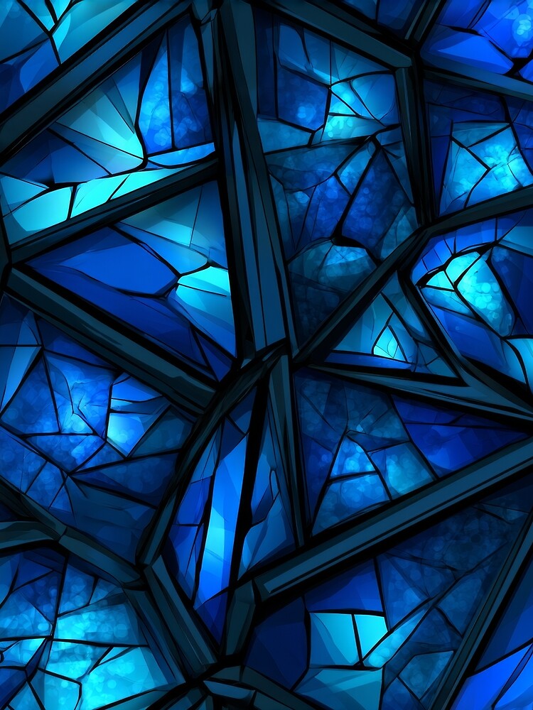 Sapphire Stained Glass by FrostyFrisby
