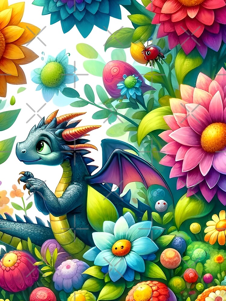 Dragon's Vibrant Garden Adventure by KNAA