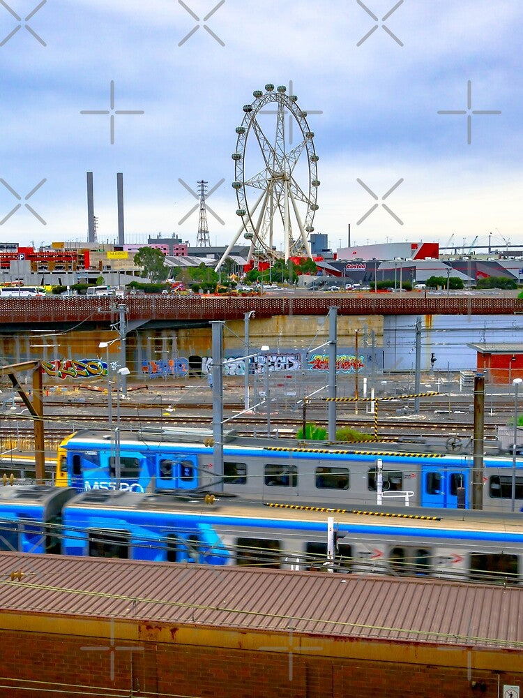Busy North Melbourne Station - Melbourne, Victoria by Steven Jodoin