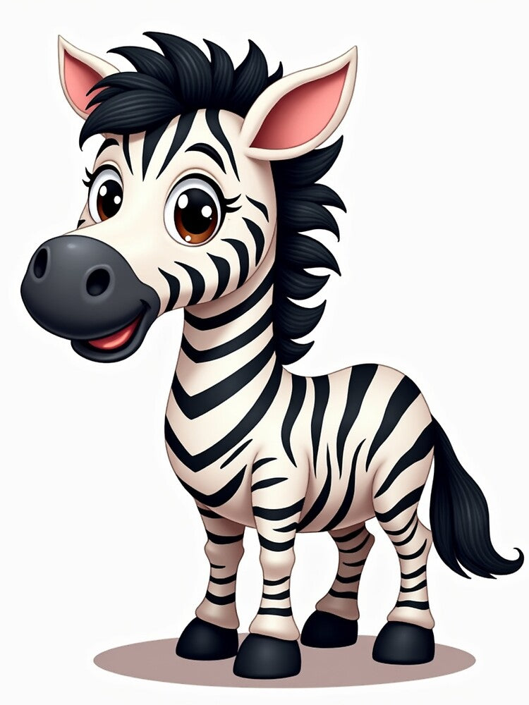 Cartoon Zebra by laurakerr