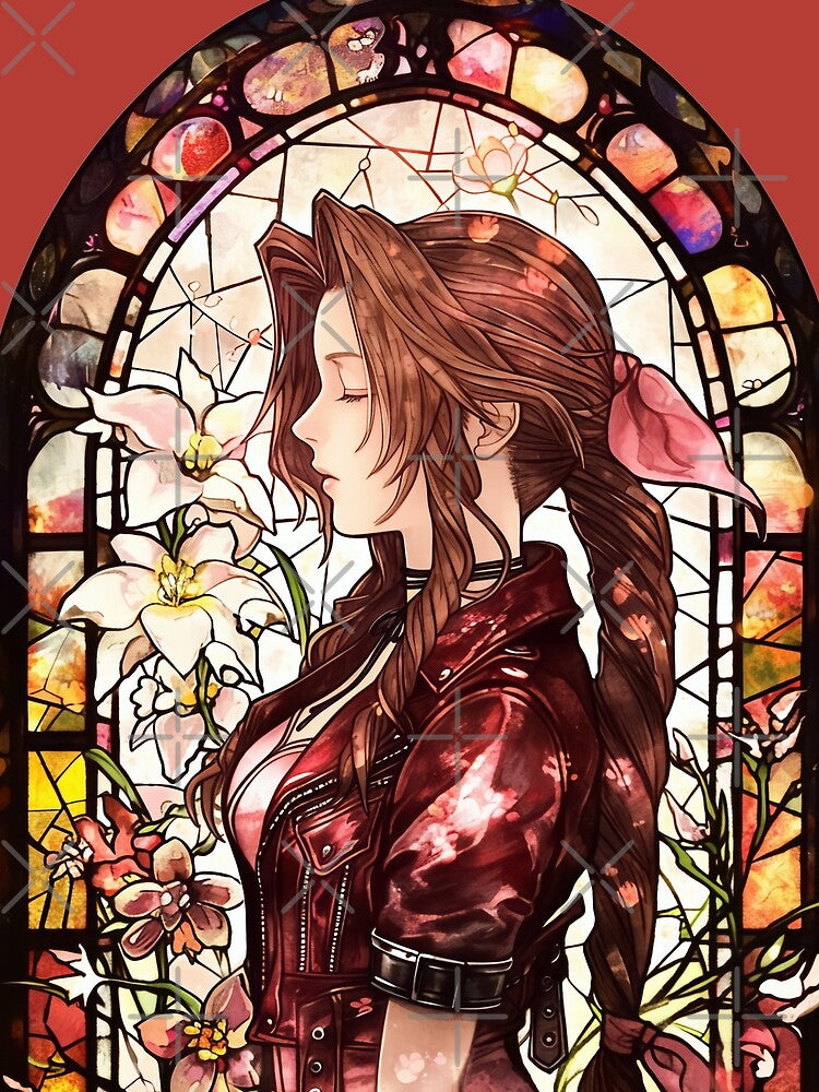 Stained Glass Aerith by SchellStation
