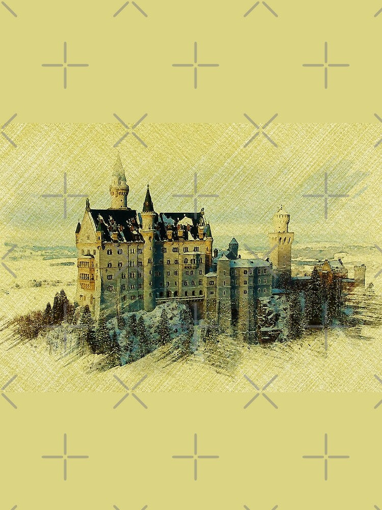 Castle Digital Art by gooddesignart