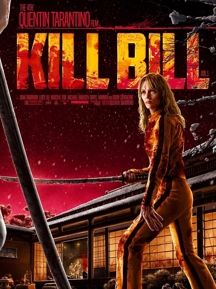 Kill Bill Fan Poster - Red Night by Studio RTN