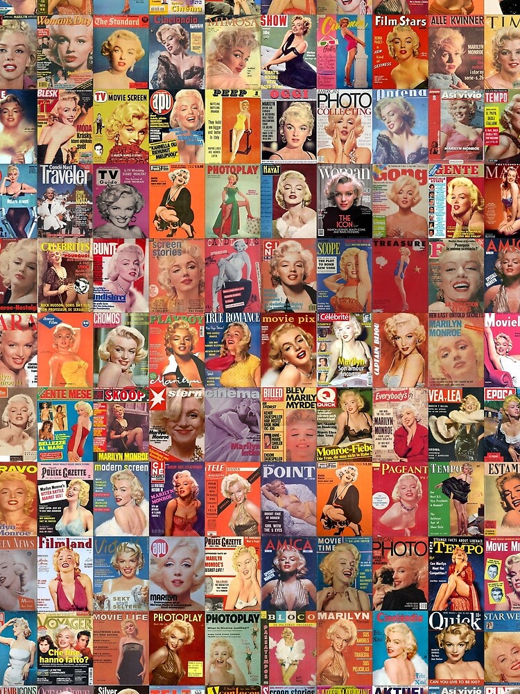 Marilyn Monroe Magazine Covers by Montage-Madness