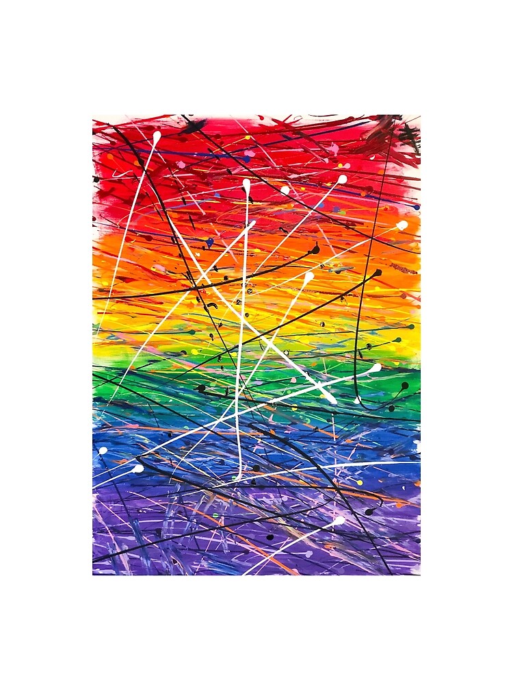 Rainbow Splatter by AHbyDesign