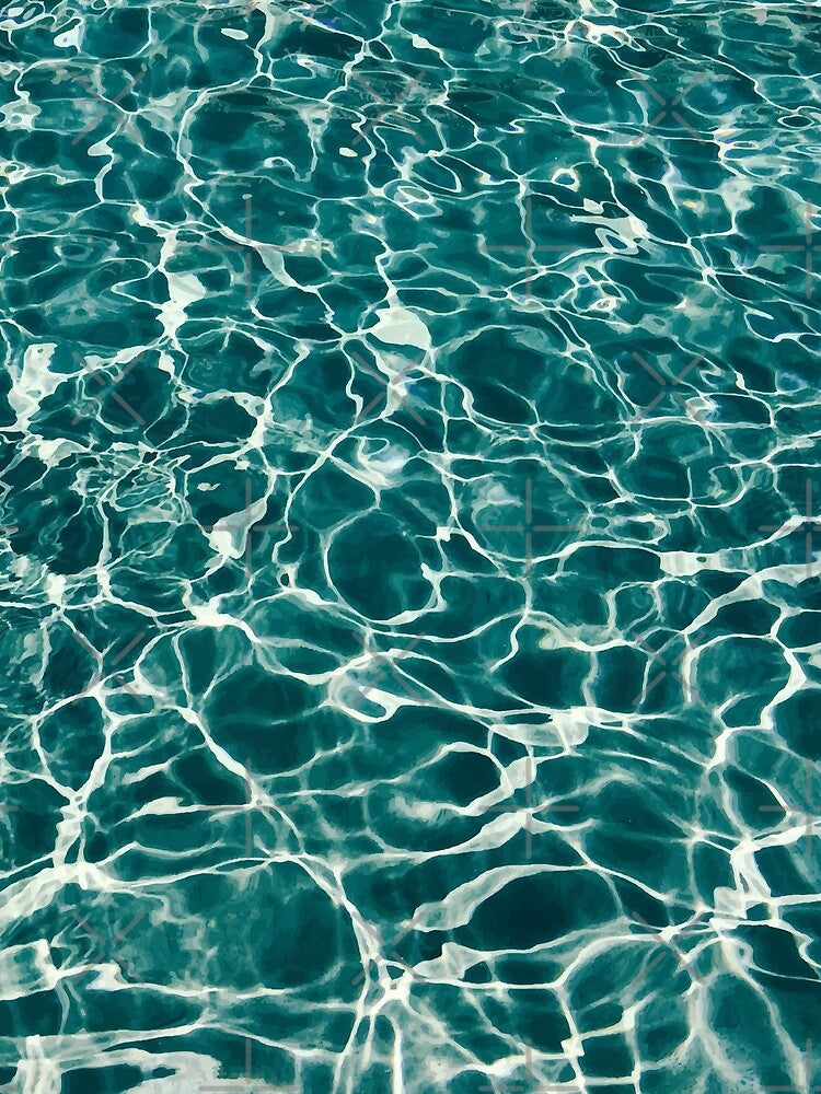 blue turquoise ocean abstract by NineJuly