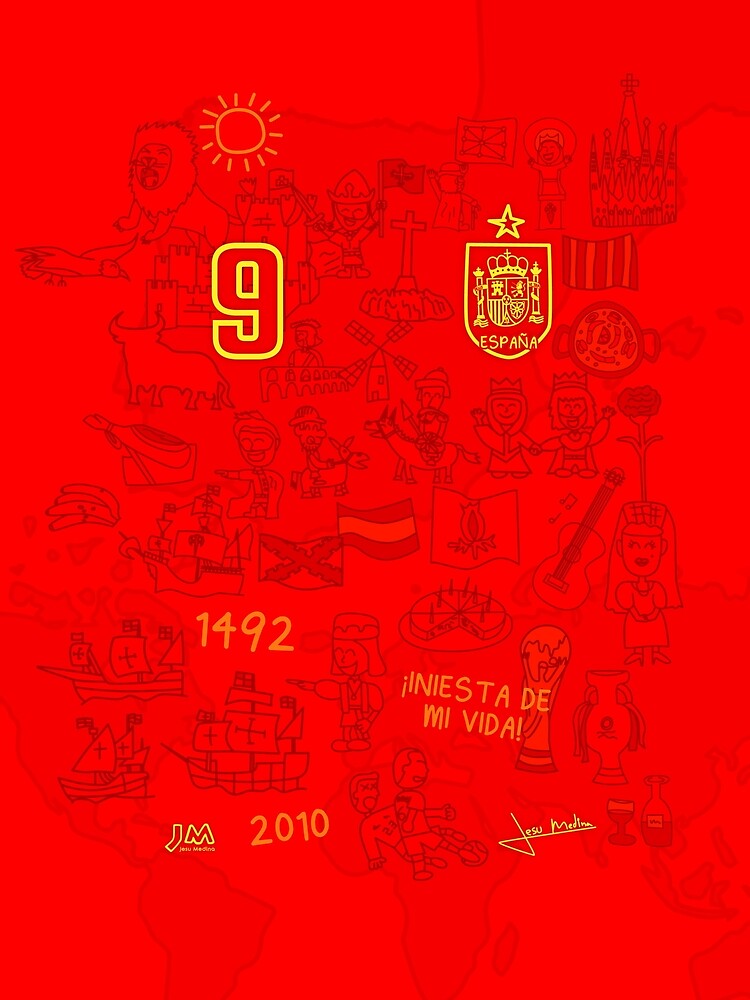The Spain Jersey - Designed by Jesu Medina by jesumedina