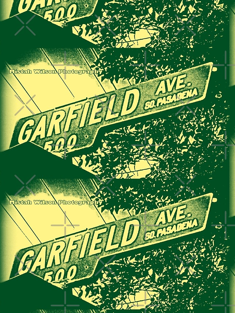 Garfield Avenue, South Pasadena, CA by Mistah Wilson by The Street Sign Store