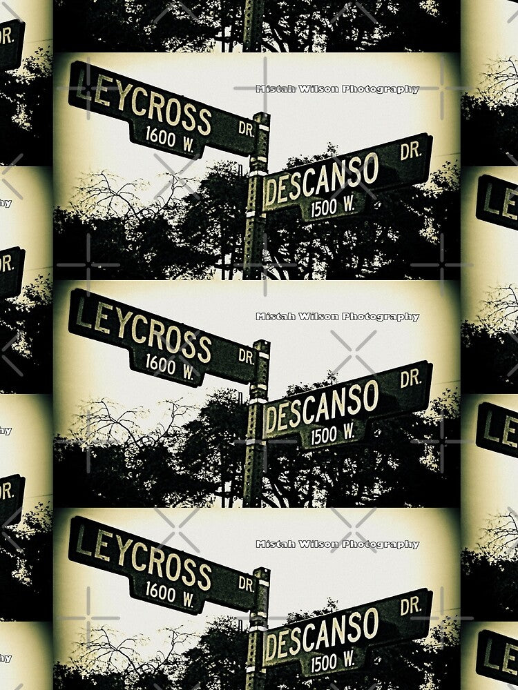 Leycross Drive & Descanso Drive, La Cañada Flintridge, CA by Mistah Wilson by The Street Sign Store