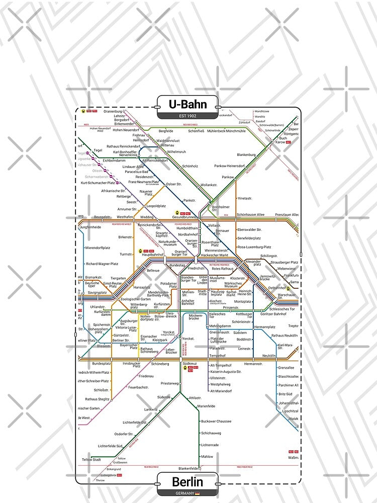 Subway maps - Berlin by aleibanez